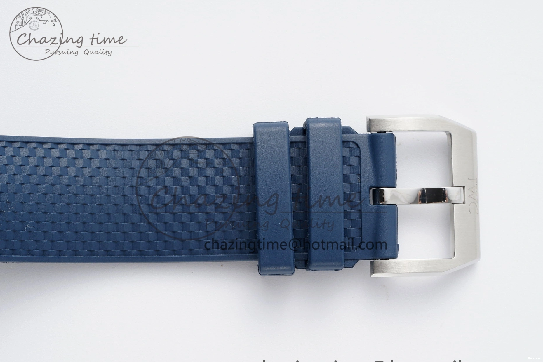 MIROTIME 0416 Attractive Aquatimer Chrono SS RSF 1:1 Best Edition Blue Dial on Blue Rubber Strap A 7056